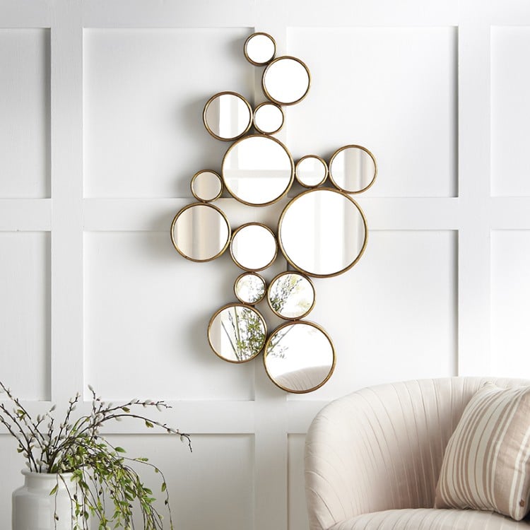 Gold Circles Mirror 