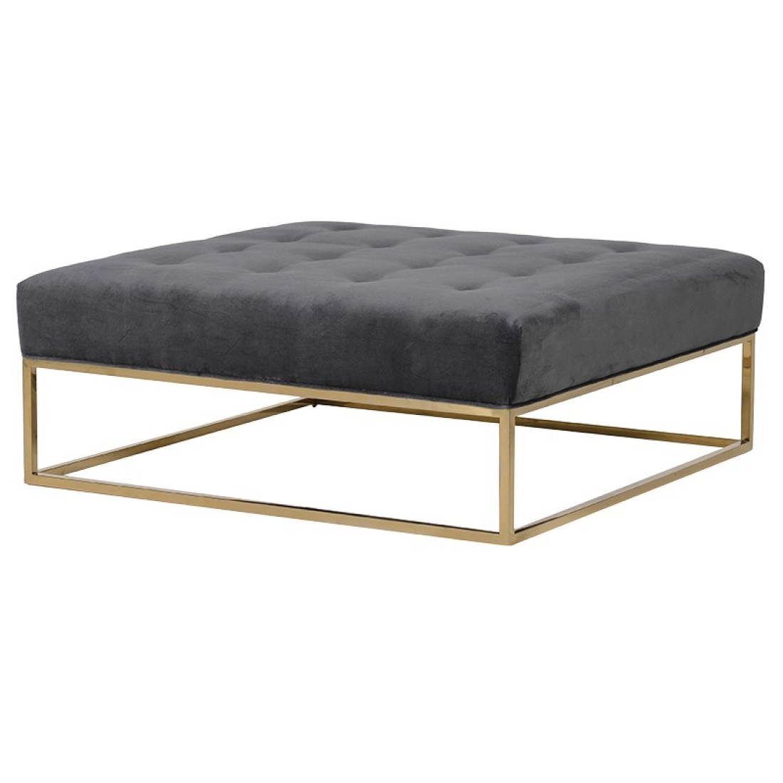 Velvet Ottoman Coffee Table Lucy Willow Home